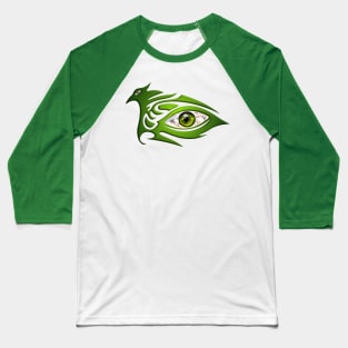 Green Evil Eye Baseball T-Shirt